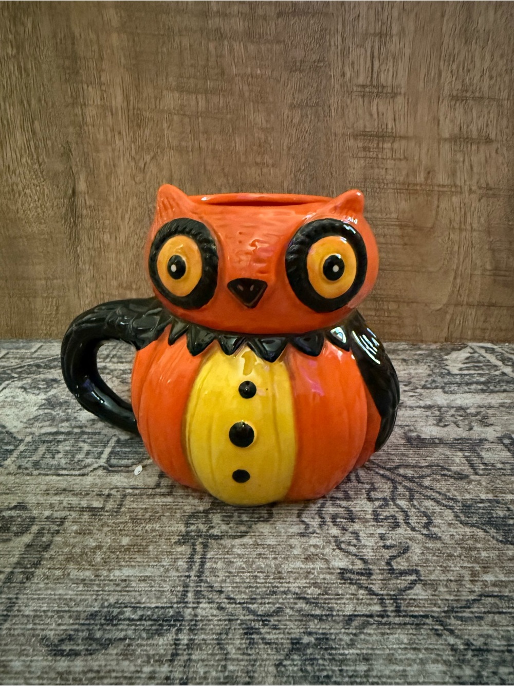 Viral Johanna Parker Halloween Harvest Owl Mug